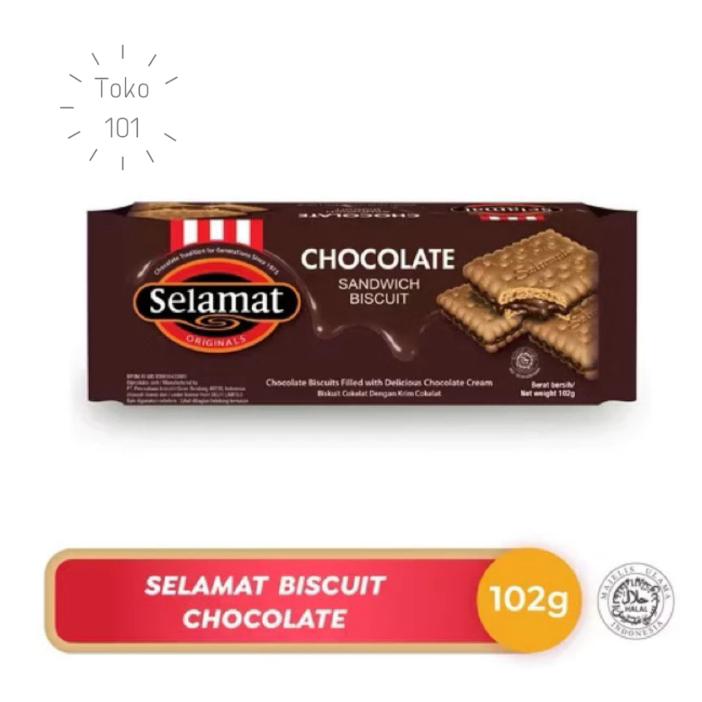 

Selamat Chocolate Sandwich Biscuit 102gr