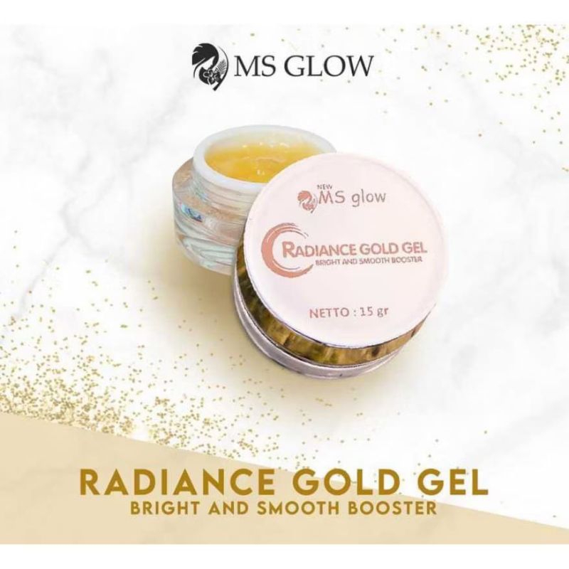 RADIANCE GOLD GEL by MS GLOW | MS GLOW RADIANCE GOLD GEL | MS GLOW ORI