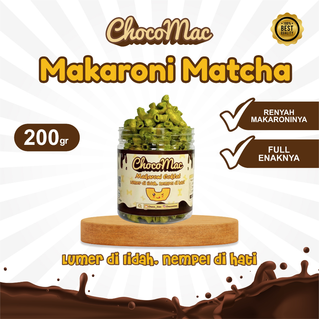

MAKARONI MATCHA ChocoMac 200gr