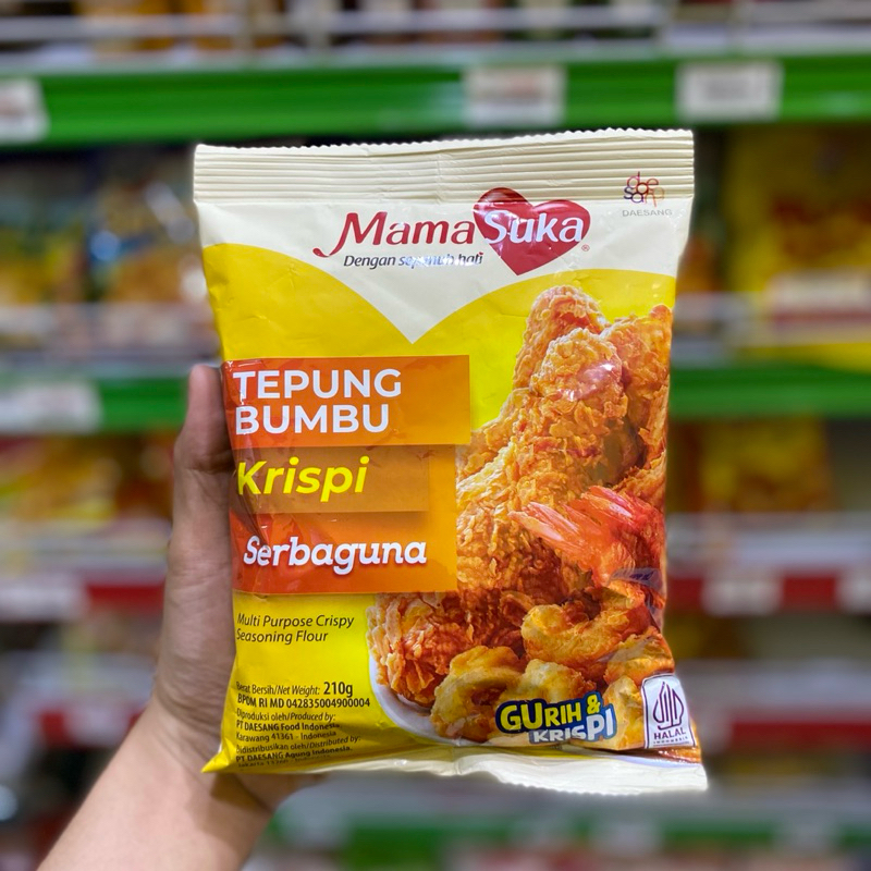 

Mamasuka Tepung Bumbu Krispi Serbaguna 210gr