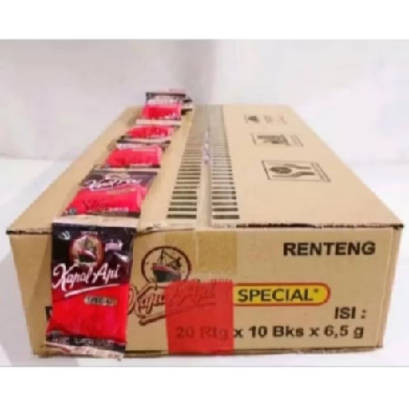 

kopi kapal api mini 1 dus isi 20 renceng/200 saset