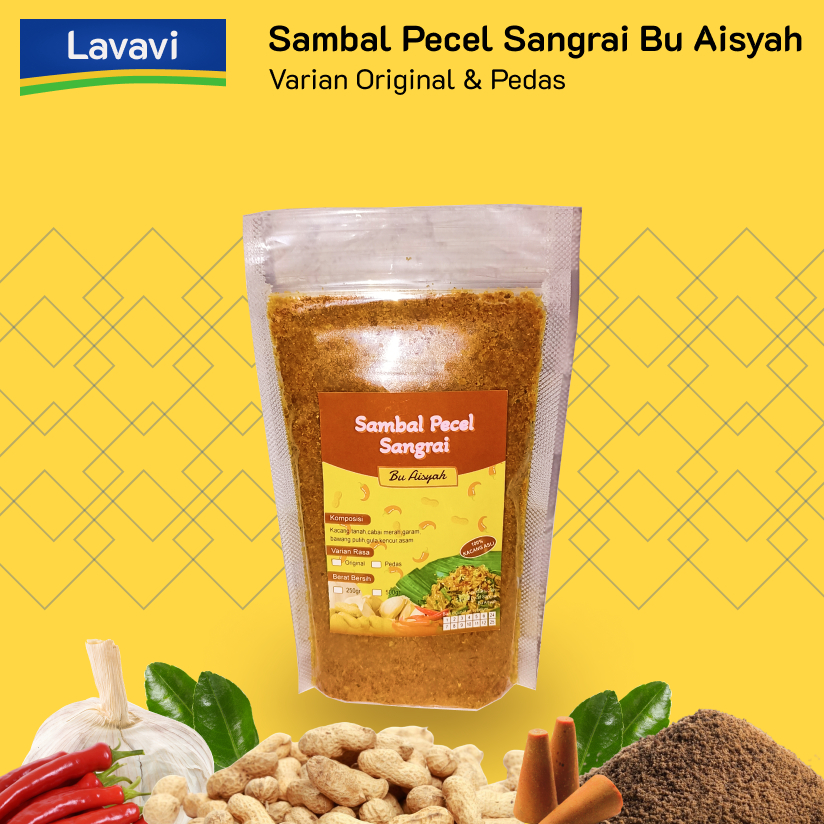 

SAMBAL PECEL SANGRAI BU AISYAH 250 GRAM