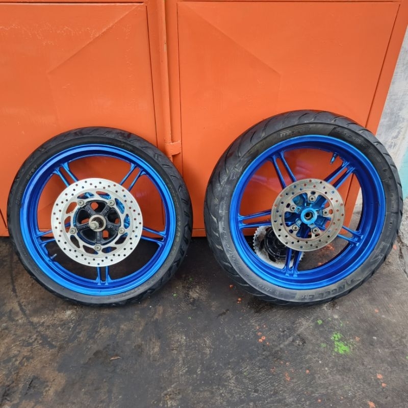 Velg SET napgir napgear piringan ban depan belakang ORI COPOTAN R15 V2