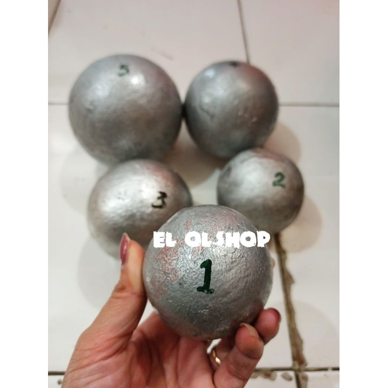 Bola Tolak Peluru/Bola Besi Tolak Peluru 1kg(1pcs)