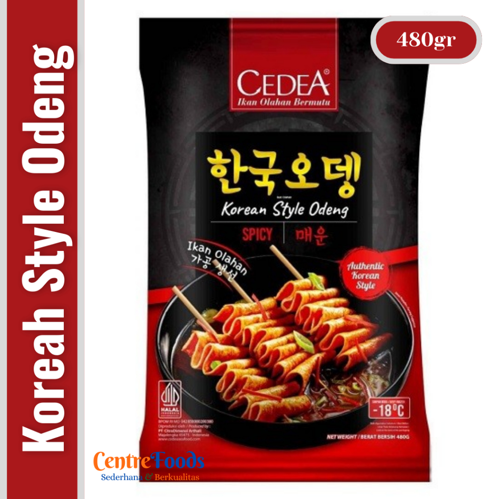 

Korean Style Odeng - Korean Odeng Spicy Cedea | 480gr [ Harga Per BKS ]