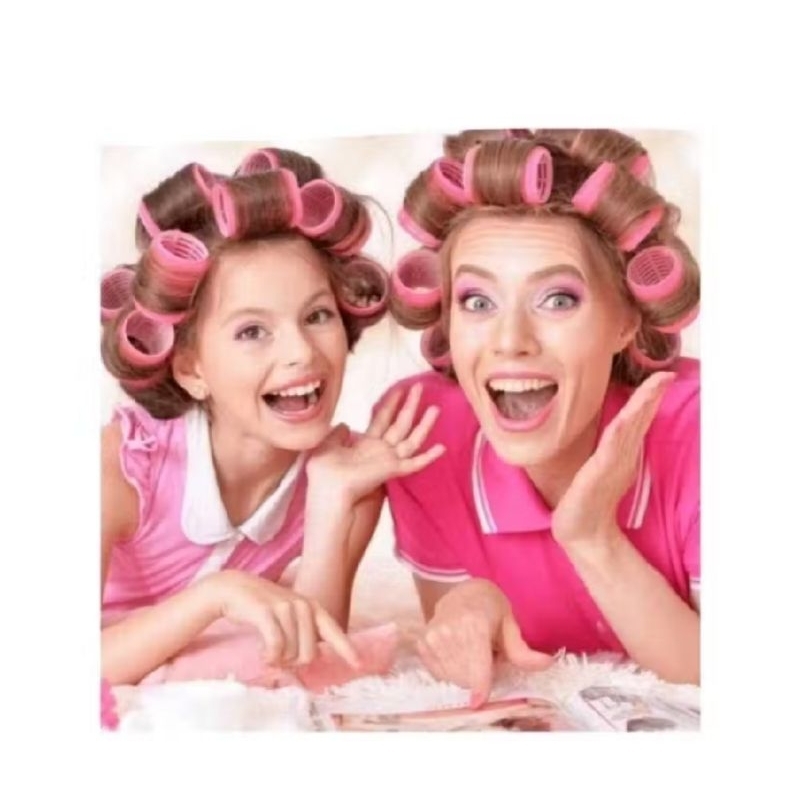 Roll Rambut Tempel Otomatis Gulung Besar Kecil Roll Poni