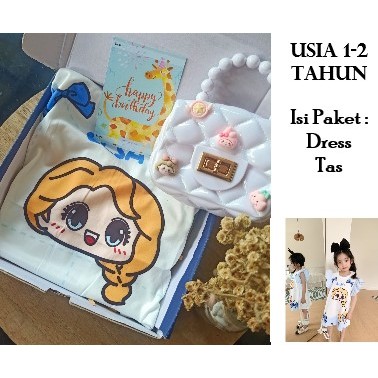 Kindi_store Hampers Kado Ulang Tahun Anak Perempuan Usia 1-10 Tahun - Hadiah kado box anak cewek