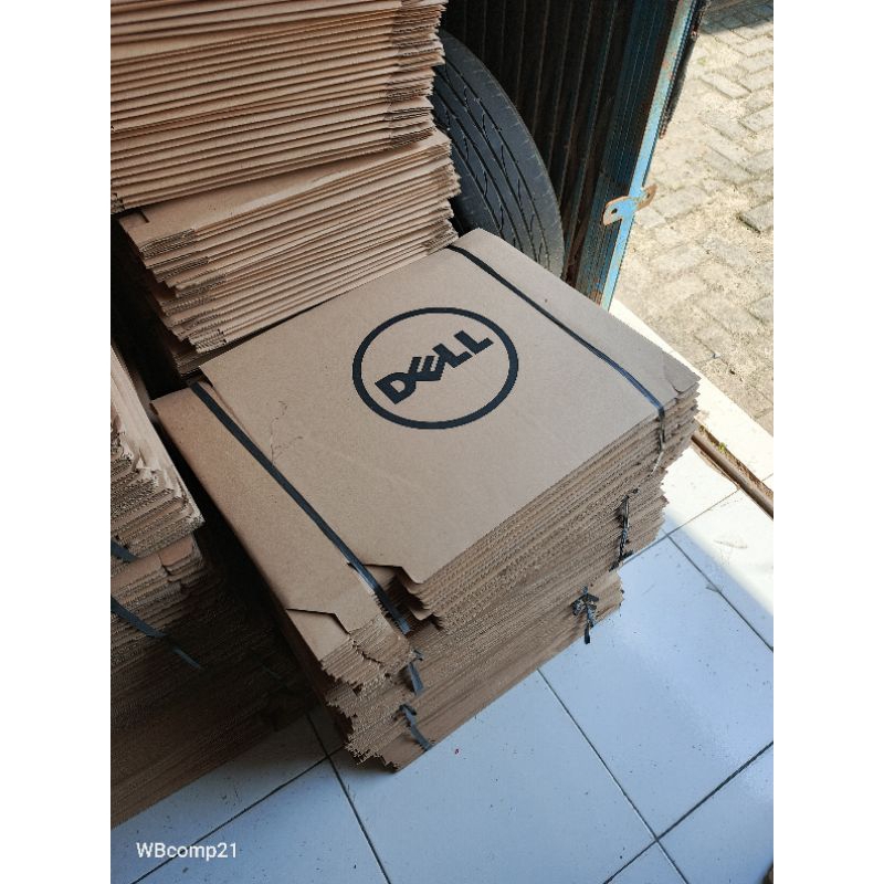 Kardus single wall laptop  buat packing laptop-laptop bekas merek Dell Asus Lenovo branded Hp