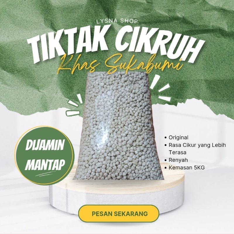 

Tiktak kencur/pilus kencur/sukro cikur berat 5000gram