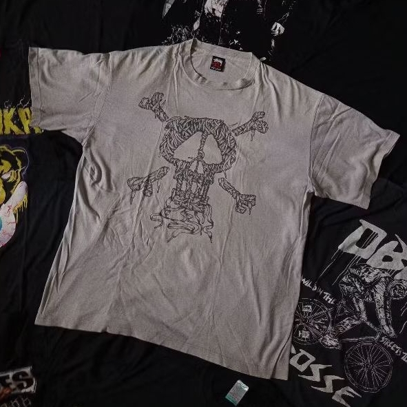 Kaos Stussy Skull Vintage Second