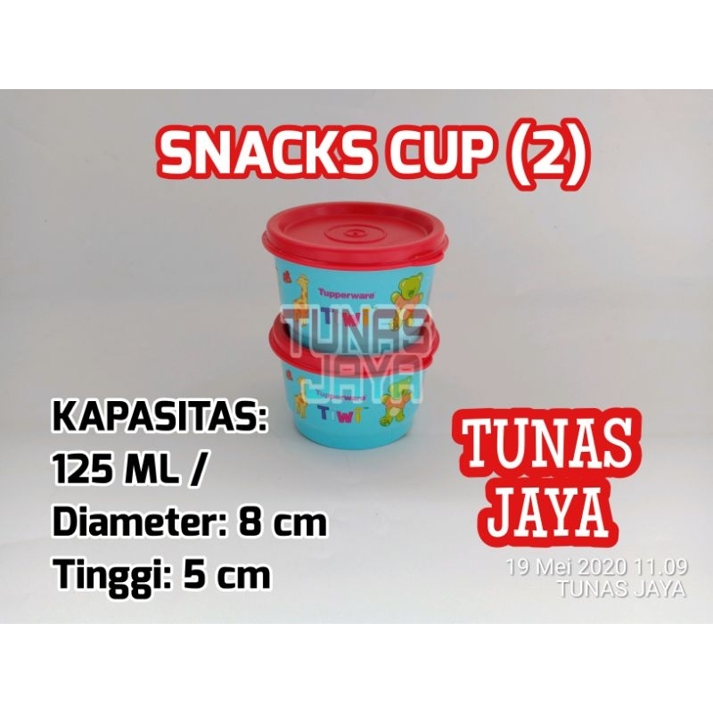 (ISI 2) MINI TIWI SNACK CUP TUPPERWARE