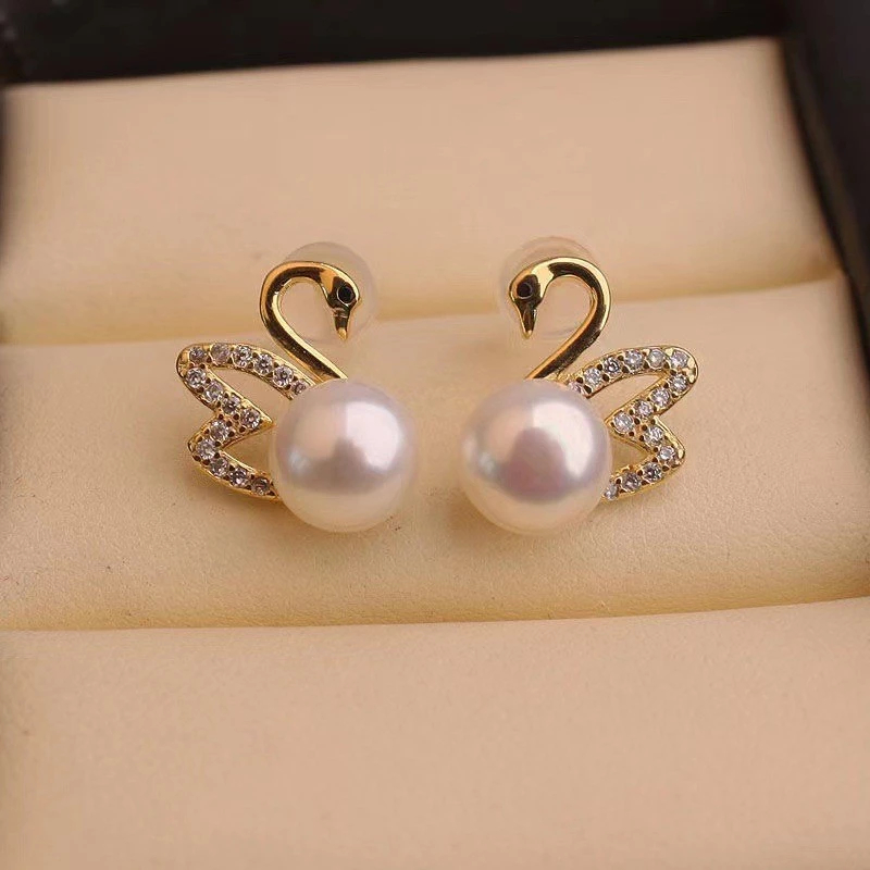 Giwang Mutiara Asli Angsa Swan Termurah Anting Mutiara Lombok Korean Style Anting Viral