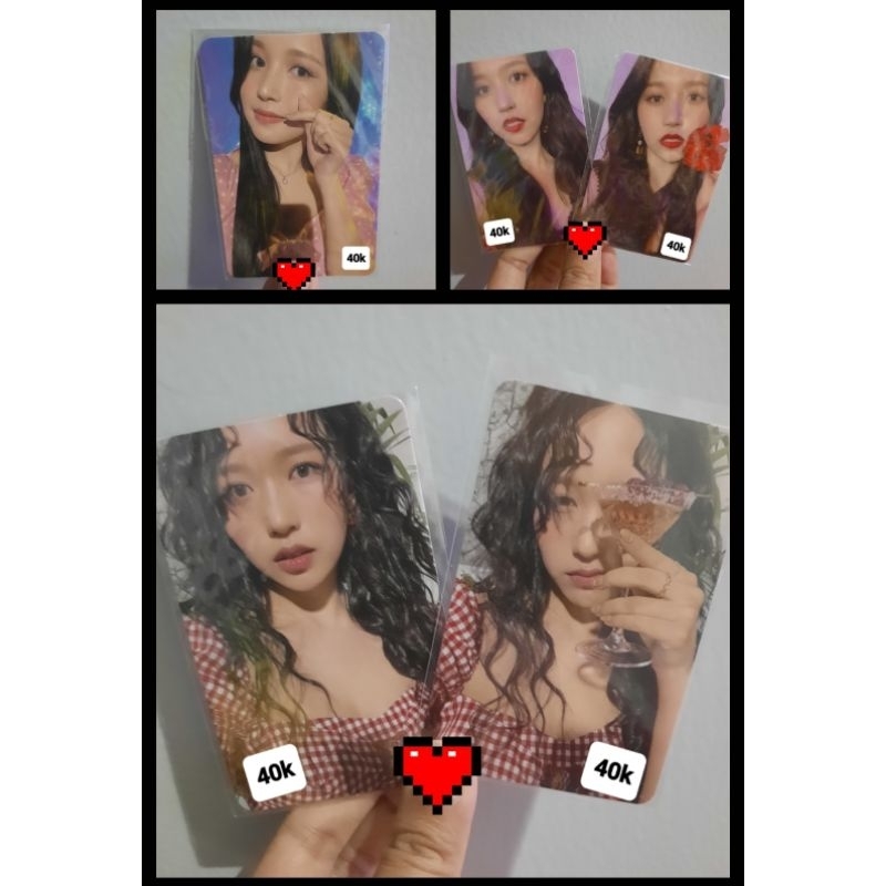 Photocard PC Mina Twice: Alcohol free