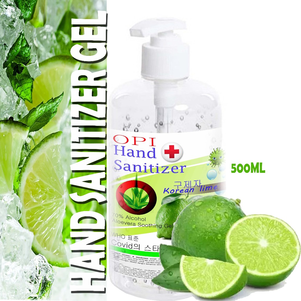 Hand sanitizer 500ml Antiseptik alkohol 70% varian wangi cair dan gel RF221