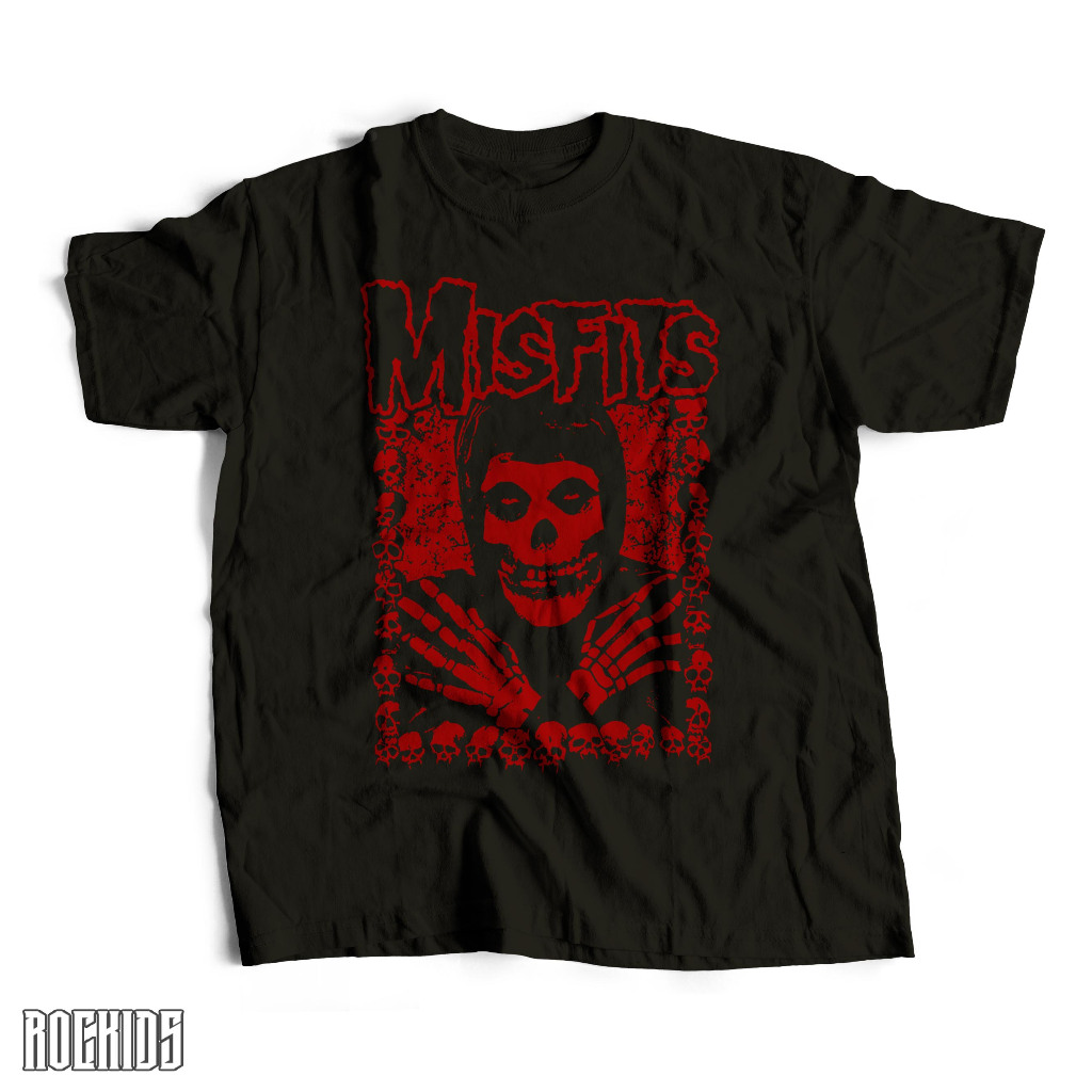 ROCKIDS - MISFITS - TSHIRT - TEES - KAOS BAND - KAOS BAND MISFITS - KAOS MISFITS - TSHIRT MISFITS