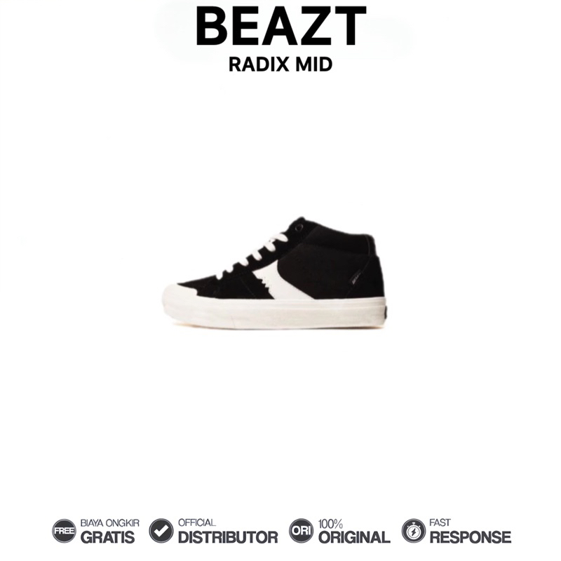 Beazt - Sepatu Radix Mid Sneakers Casual Unisex Wanita Pria Original 100%