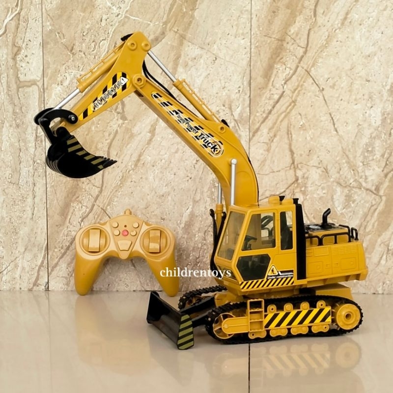 Mainan Truck Power Rc Excavator Besar / Truck Beko Remote Control Jumbo