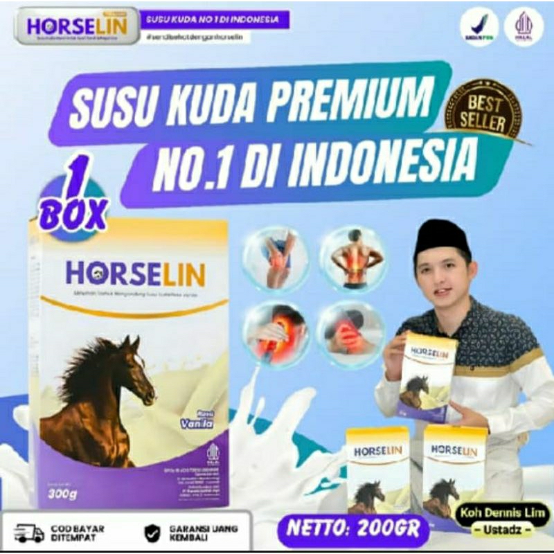 

PAKET HORSELIN 200gr Susu Kuda Premium Asli Sumbawa Original Atasi Nyeri Sendi dan Daya Tahan Tubuh