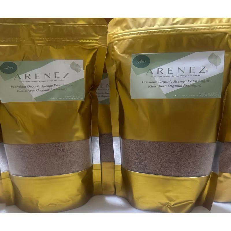 

[BISA COD] Arenez Gula Aren Premium 500gr/ Gula Aren Bubuk/ Gula Aren Semut | SHOPEE 8.8