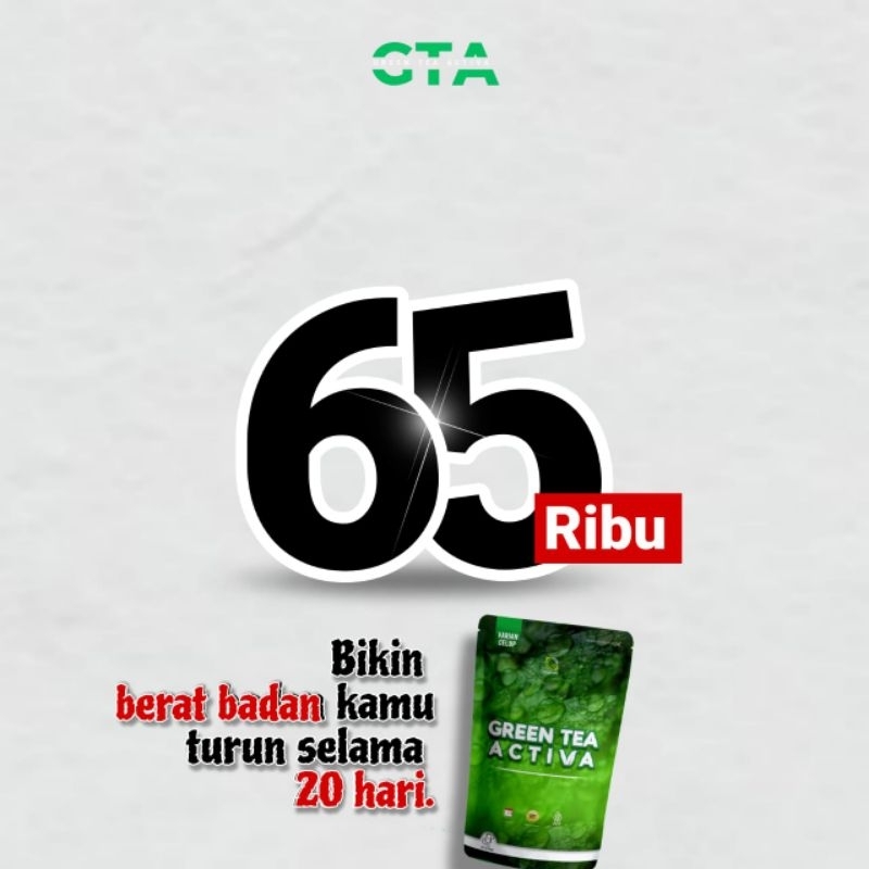 

GTA Green Tea Activa Varian Celup BESAR (Bisa COD)