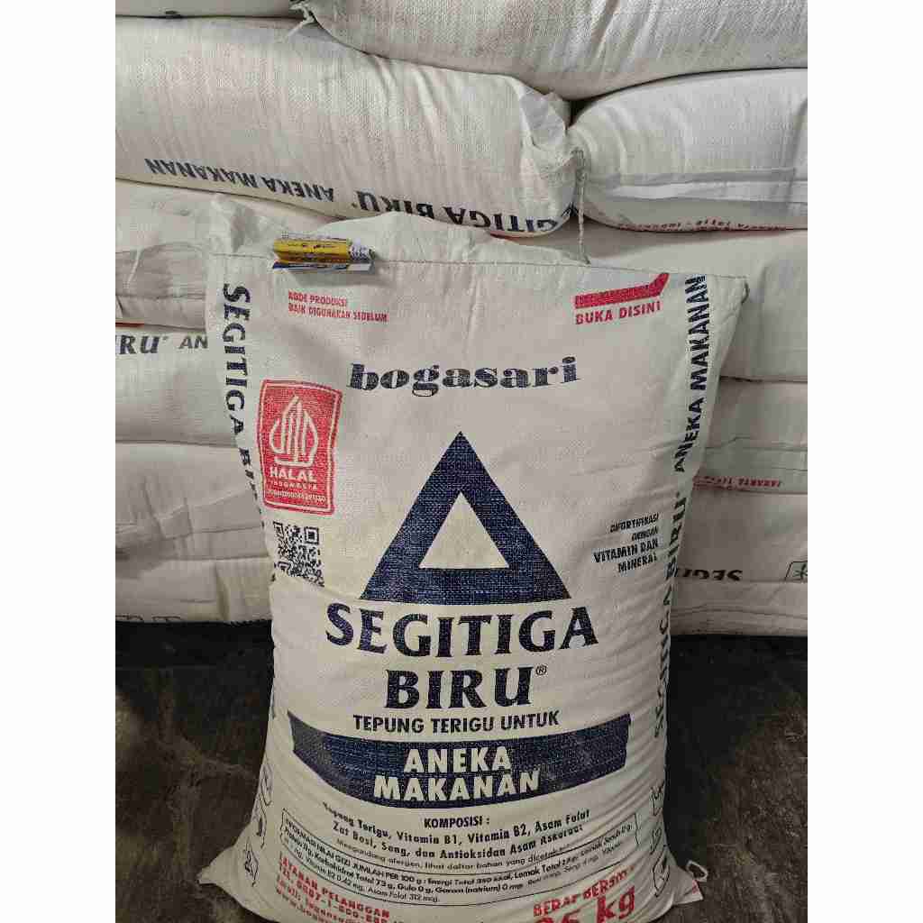 

Terigu Bogasari Segitiga biru 25 kg