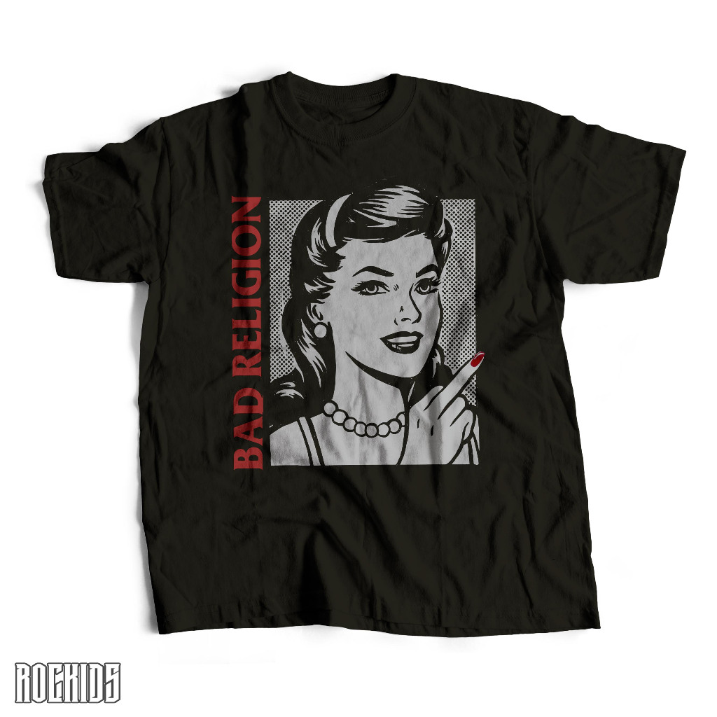 ROCKIDS - BAD RELIGION - TSHIRT - TEES - KAOS BAND - KAOS BAND BAD RELIGION - KAOS BAD RELIGION - TS
