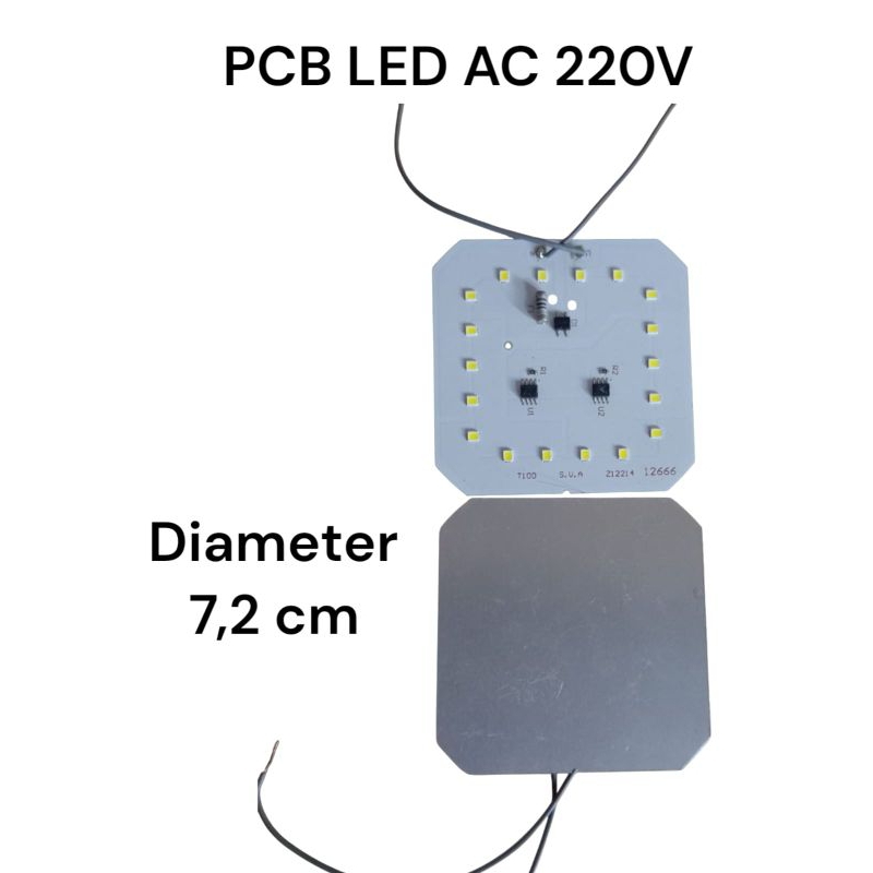 PCB LED AC 220V ALMUNIUM 5,7,10,12,18 WATT
