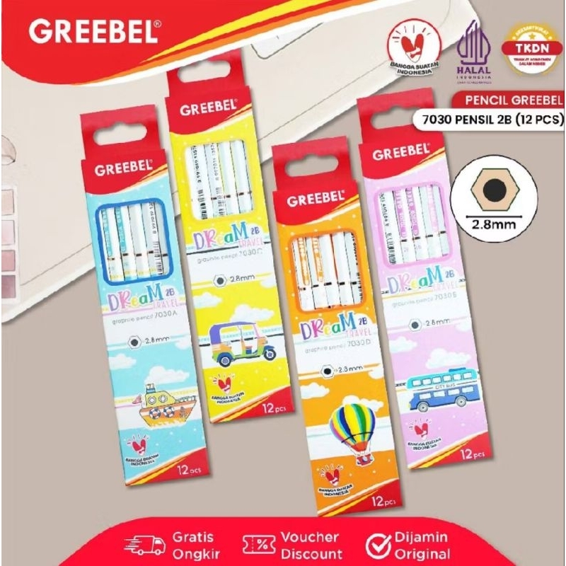 

Pensil Greebel 1pack (12pcs)