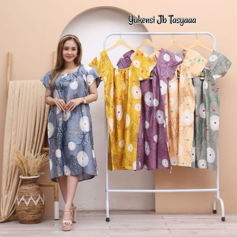 Daster Yukensi Jumbo Terkiri | Motif Terbaru Bahan Rayon Adem | Yukensi Tasya