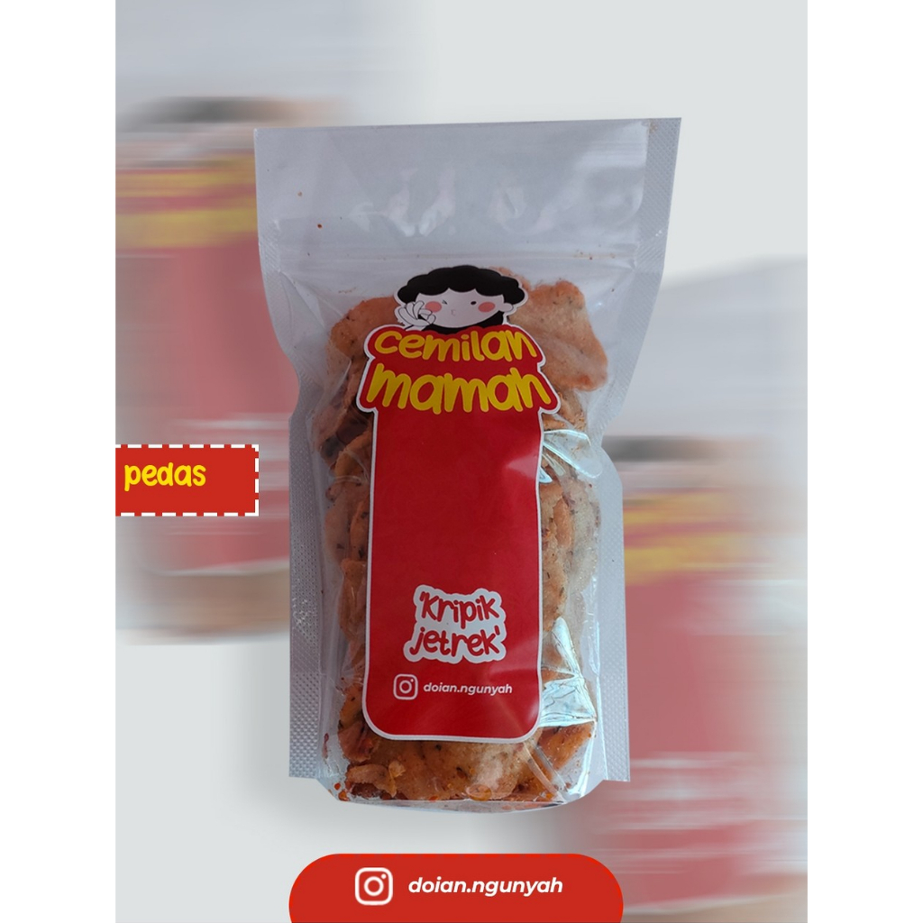 

Cemilan Mamah By Doianngunyah | Kripik Jetrek Kemasan Mini Pouch