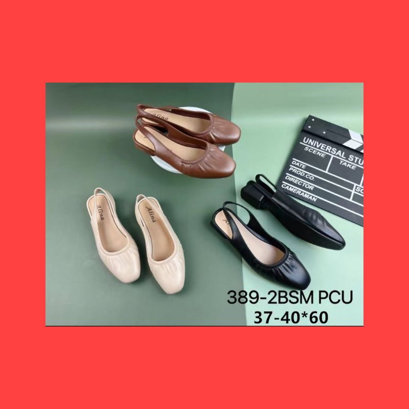 Sepatu Sandal Wanita Model Terbaru /Wedges Karet Jelly New Hys 389