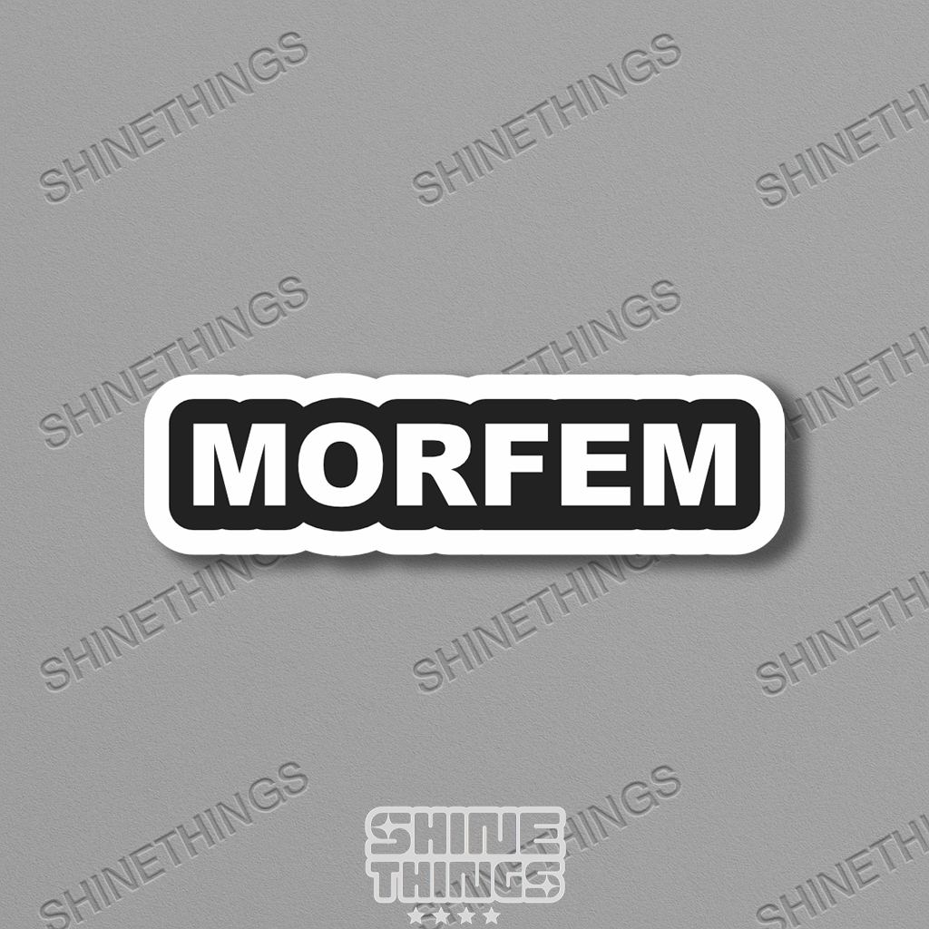 

[Stiker Satuan] stiker MORFEM || sticker aesthetic band MORFEM