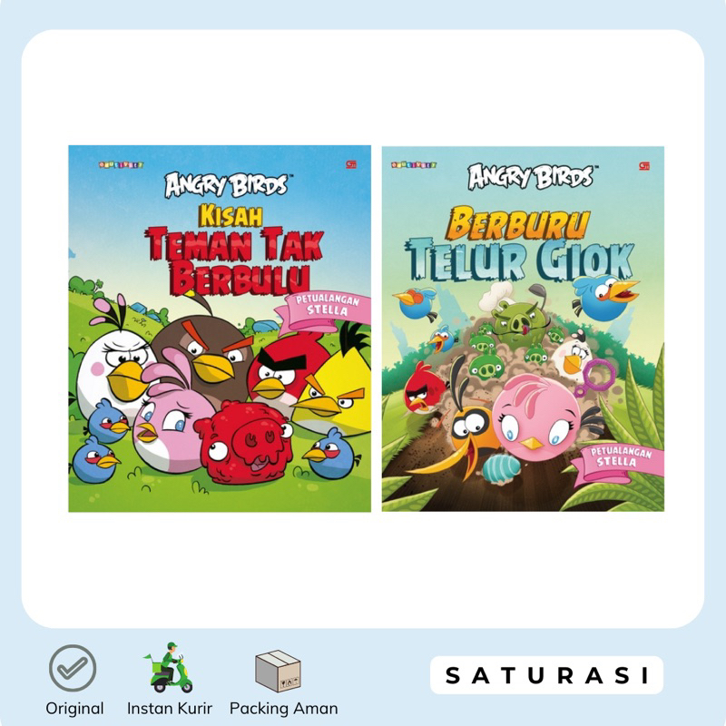 (Saturasi New) Angry Birds Petualangan Stella - Buku Cerita