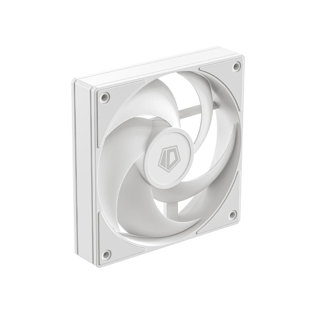 Fan Casing PC Komputer | ID-COOLING IDCOOLING AS140 AS-120-W | Fan Case | 140mm 14cm | 4Pin PWM | Wh