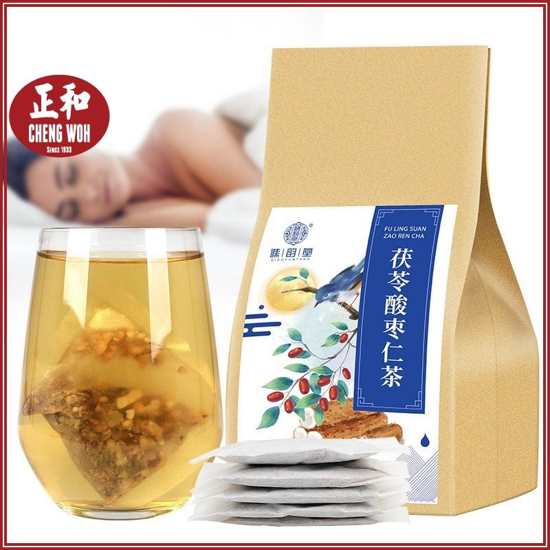 

CHENGWOH Sleep Tea Sooting Poria & Sour Jujube Seed | Teh herbal Insomnia | Teh untuk gangguan tidur | Ori Penang