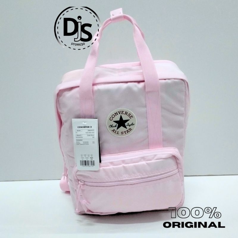 Tas Converse Small Square Backpack  Pink