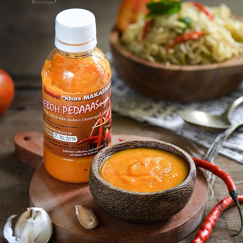 

Sambel Khas Makassar HEBOH PEDAAASnya 220ml