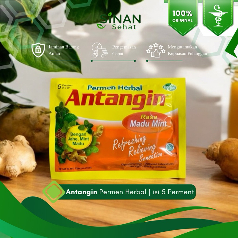 

Apotek Sinan Sehat | Antangin Permen Herbal Sachet | Permen Herbal Antangin 1 Sachet isi 5 Permen
