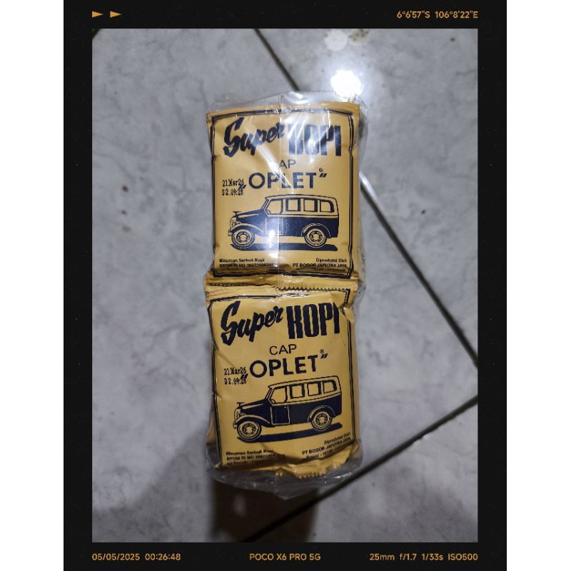 

SUPER KOPI CAP OPLET
