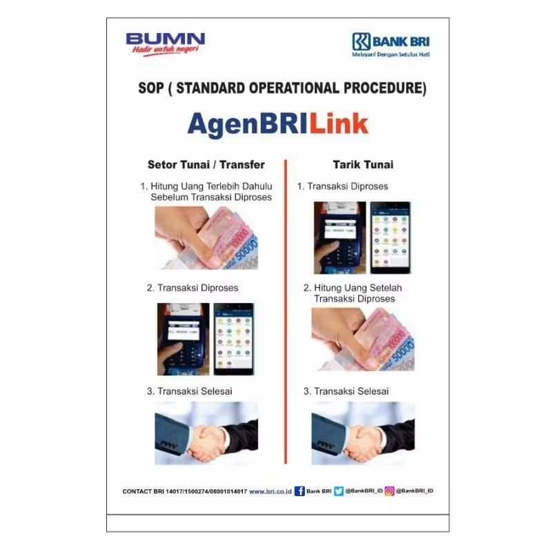 

Stiker Vinyl SOP 1 Agen BRILink