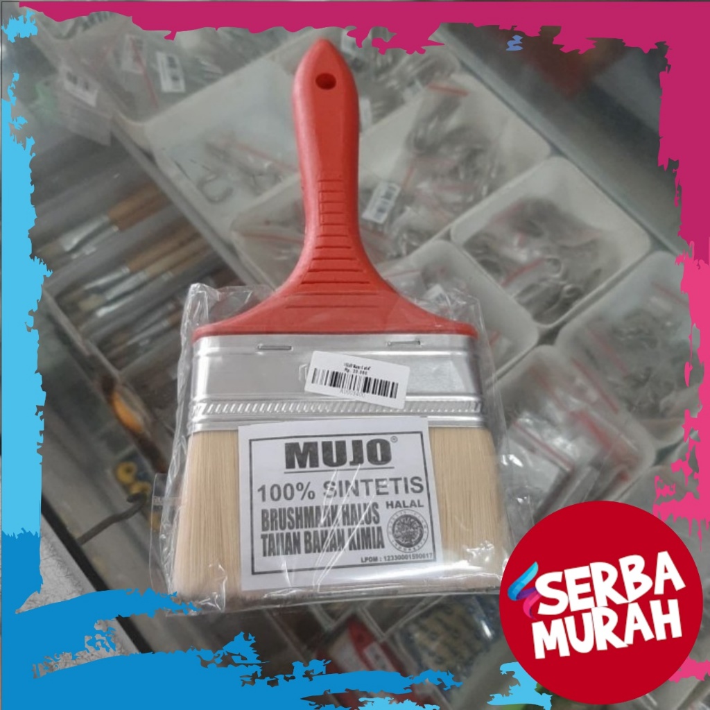

Mujo Kuas Cat Sintetis Halal 4 inch