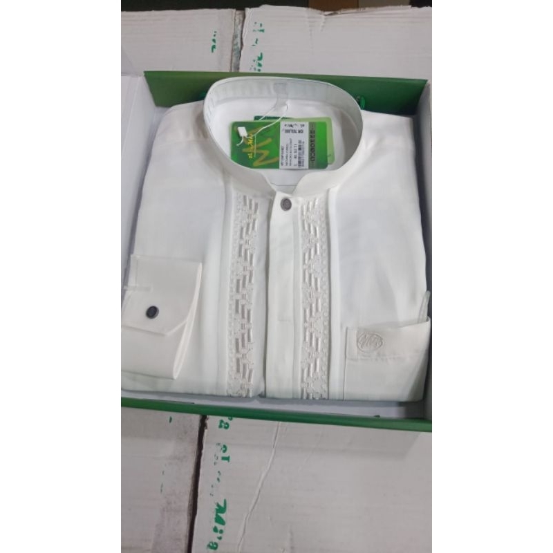 Baju Koko Al mia mt lengan kancing baju Koko Al mia baju Koko