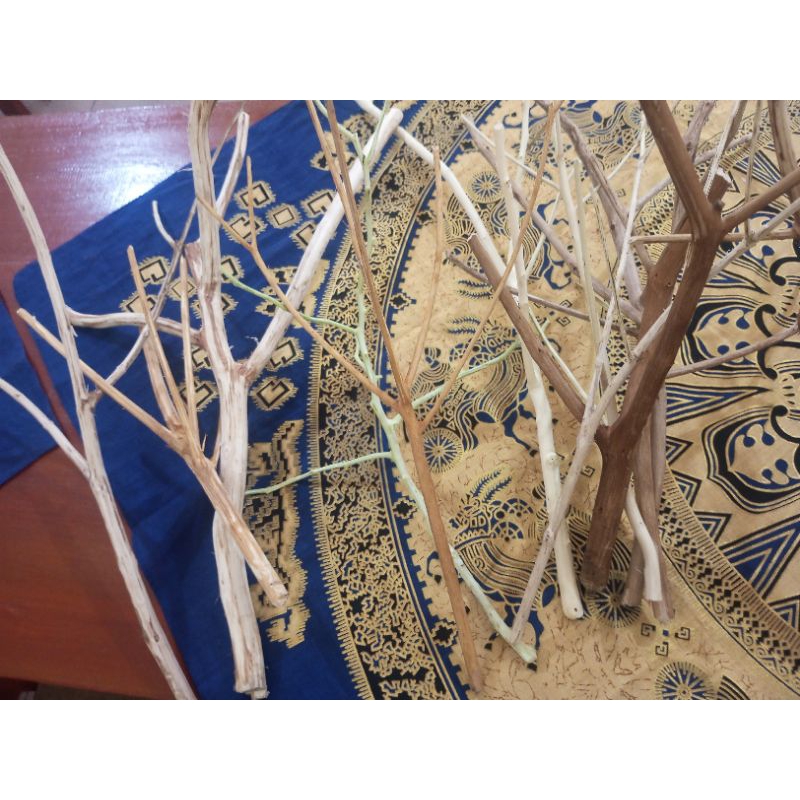 ranting pohon kering DIY bunga aesthetic murah