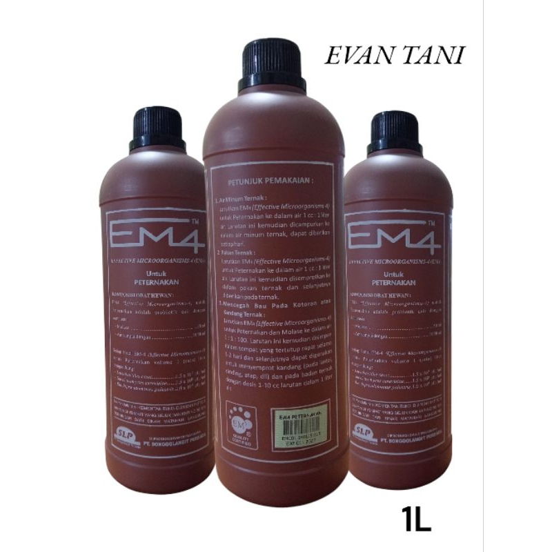 EM4 Ternak, EM4 Peternakan, EM4 Coklat Kemasan 1 Liter