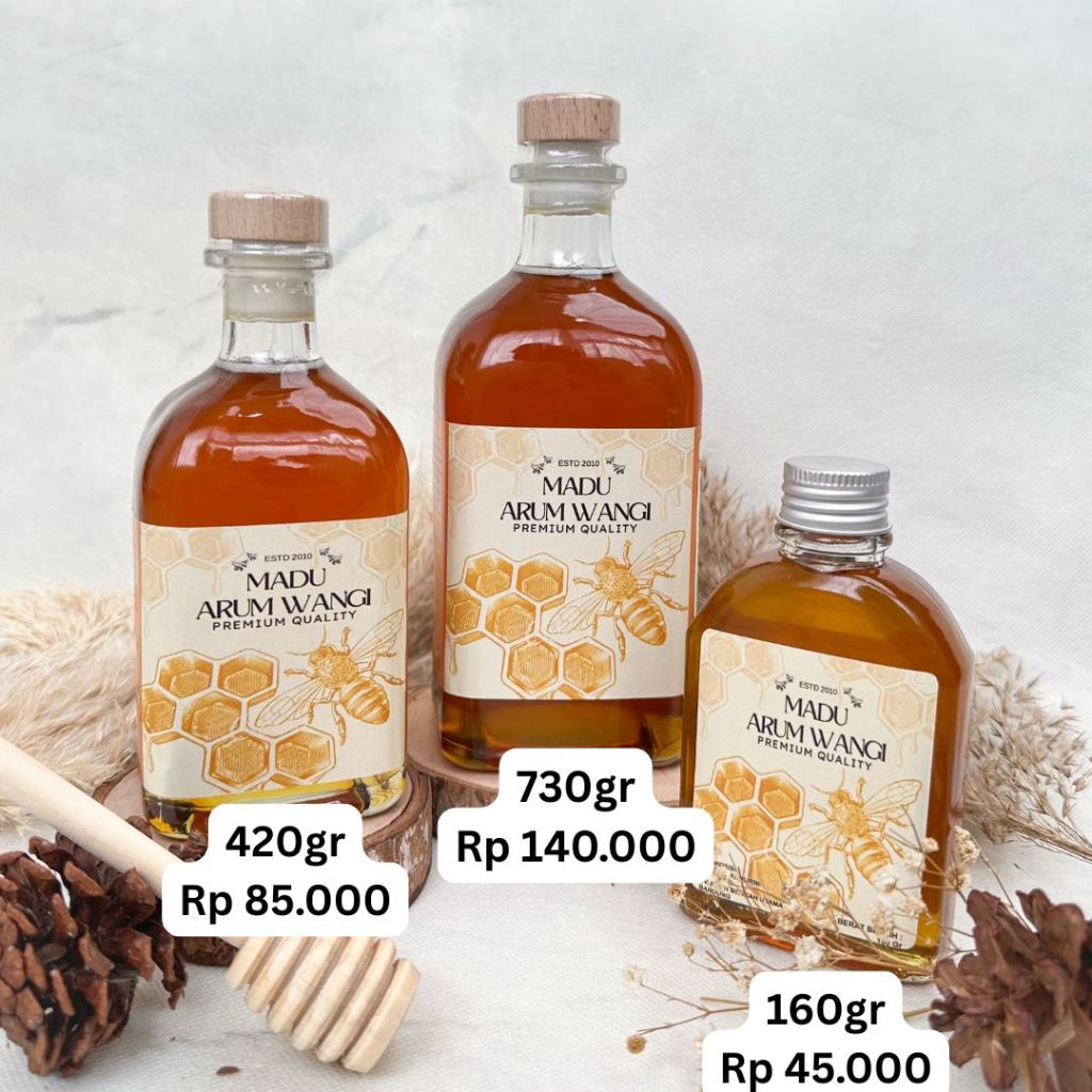 

Madu Arumwangi Ukuran 160gr - 100% Madu Murni Kental & Tanpa Penambahan Gula Belum ada penilaian 0
