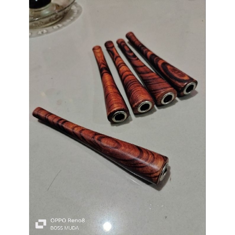 Glaciaamart Once Pipa Kayu Gaharu Zebra Merah Wangi Asli