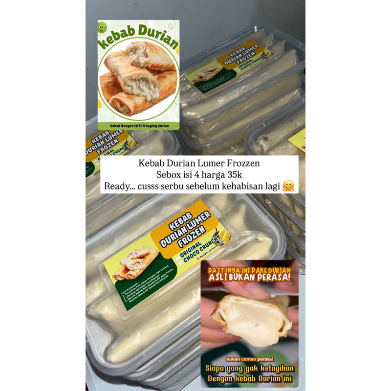 

KEBAB DURIAN isi 4
