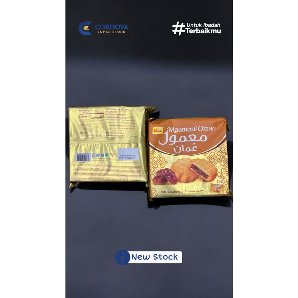 

Biskuit Maamoul Oman 16 Pcs Biskuit Kurma Arab Oleh-oleh Umrah Haji | Cordova Super Store