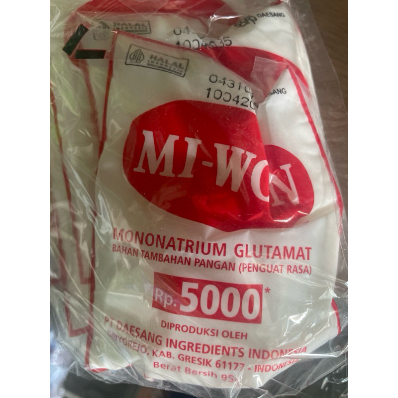 

MIWON 5000 / pak (10 bungkus)