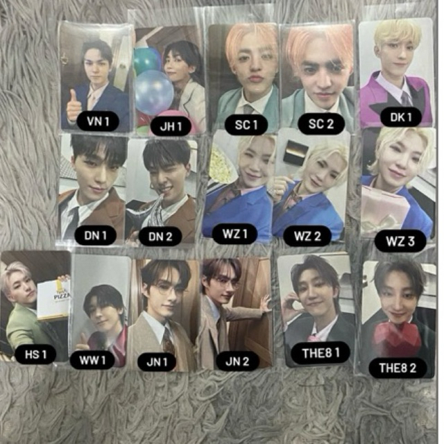[ READY STOCK ] OFFICIAL PHOTOCARD  PC SEVENTEEN SVT  SPILL THE FEELS WONWOO WONU SCOUPS JEONGHAN MI